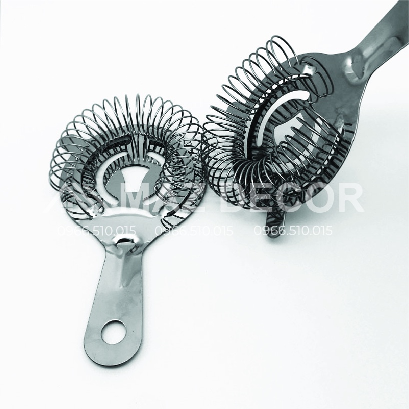 Dụng cụ chặn đá inox strainer /Chặn đá boston shaker đẹp giá rẻ