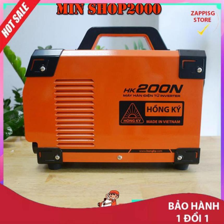 ✔️ [HÀNG CHÍNH HÃNG] Máy Hàn Que Điện Tử Hồng Ký HK 200N Chống Giật Cao Cấp