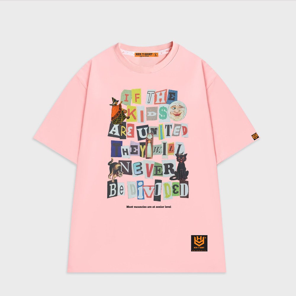 Áo thun unisex tay lỡ màu xanh lá form rộng, áo phông nam nữ form rộng chất cotton 2 chiều mát mịn NEVER