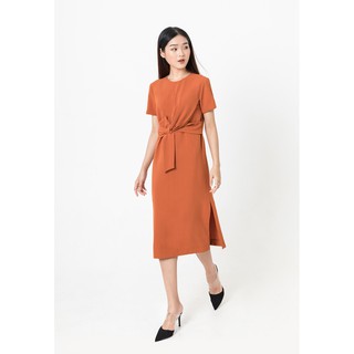 De Leah - Đầm Suông Xoắn Eo Nơ - Thời trang thiết kế