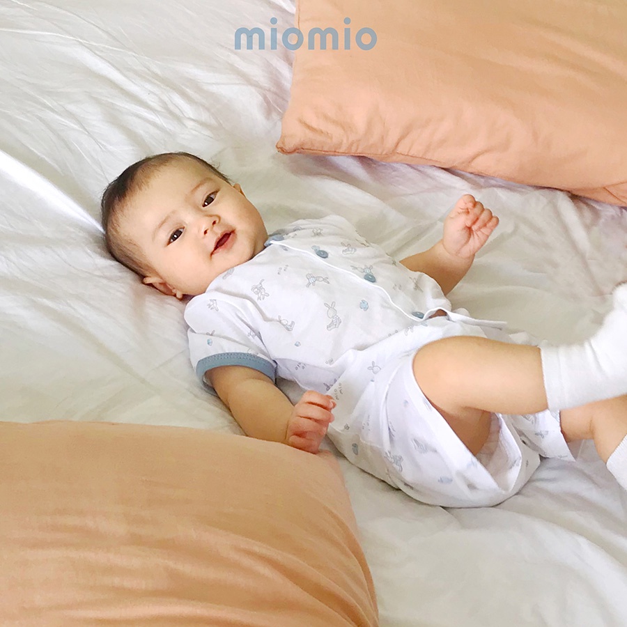 Bộ Quần Áo Sơ Sinh Cộc Tay, Nút Giữa MIOMIO - Cho Bé Trai, Bé Gái , Vải Cotton