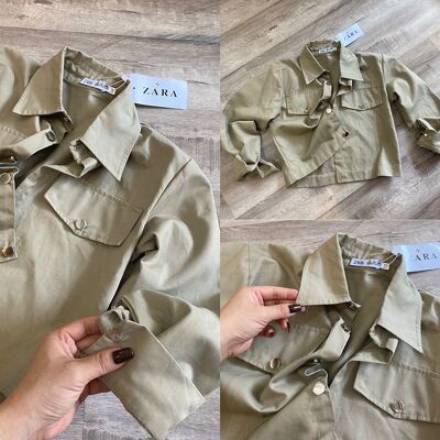 Áo kaki croptop giá rẻ hàng đẹp