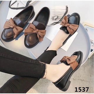 Giày đốc nữ thắt nơ