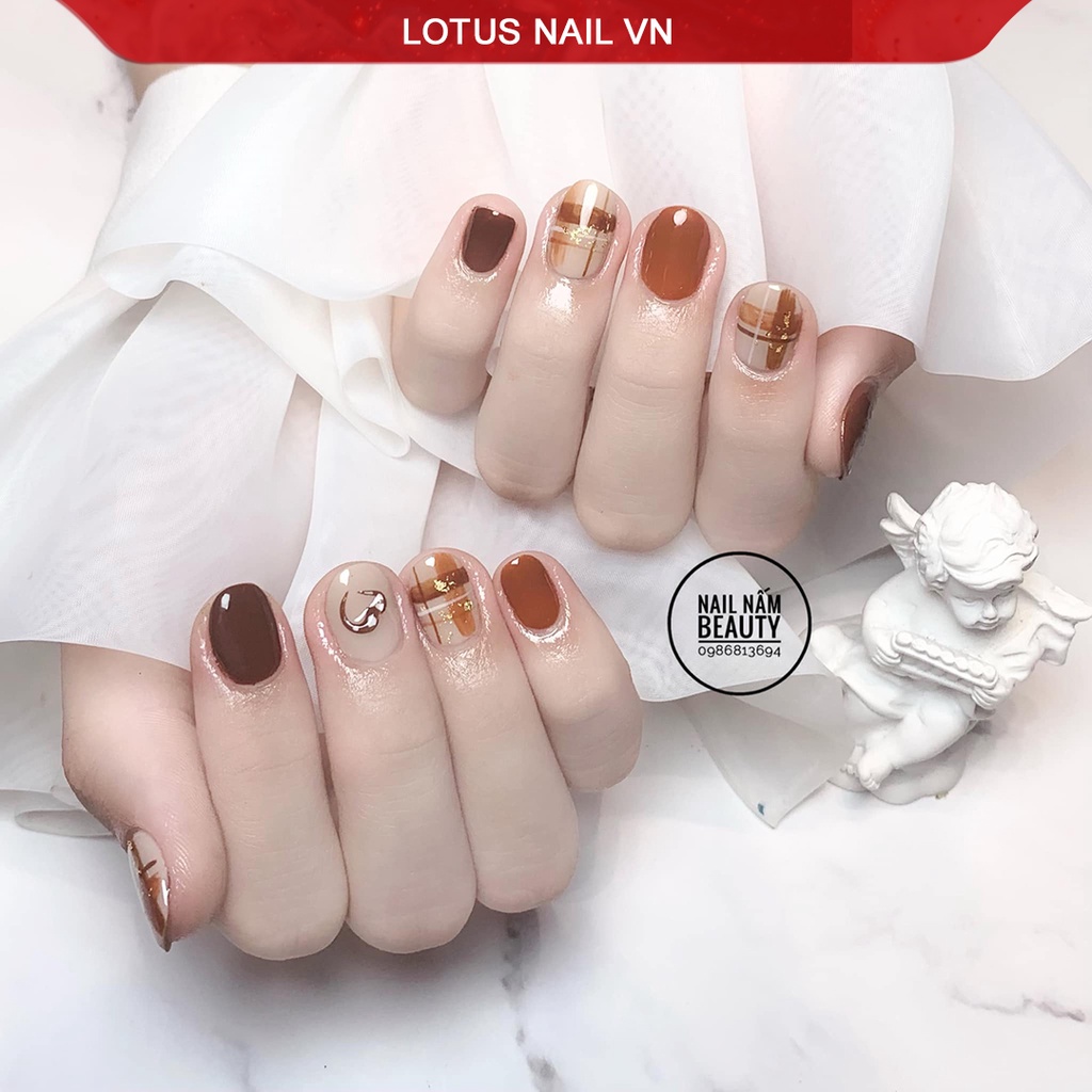 Ống tay áo chụp mẫu nail bộ 2 chiếc