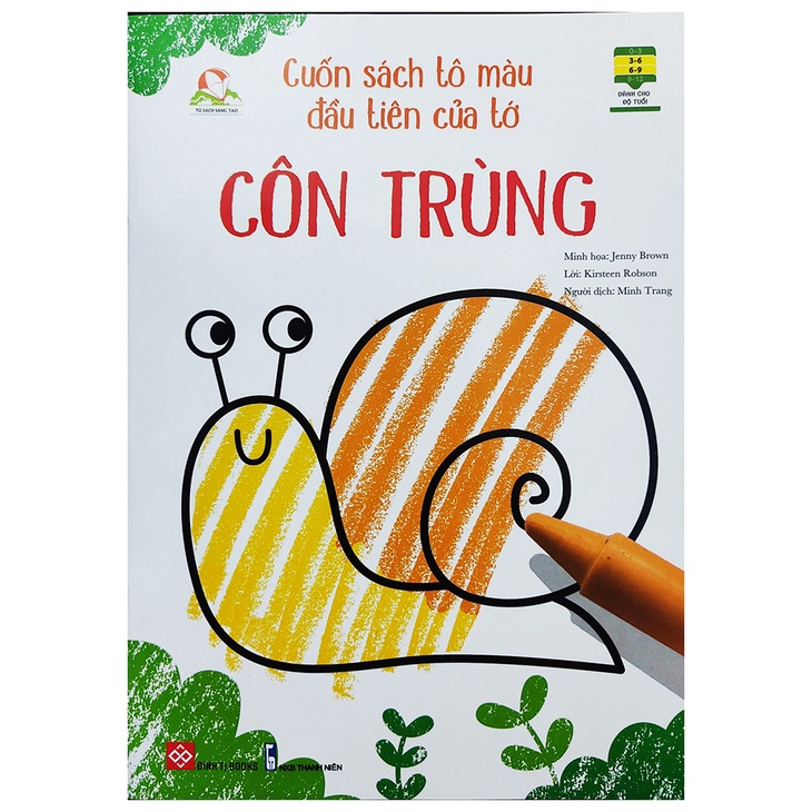 Sách - Cuốn sách tô màu đầu tiên của tớ - Bộ 8 cuốn cho bé từ 3 đến 9 tuổi Đinh Tị Books