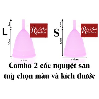 COMBO 2 CỐC NGUYỆT SAN HÀNG XÁCH TAY THÁI LAN