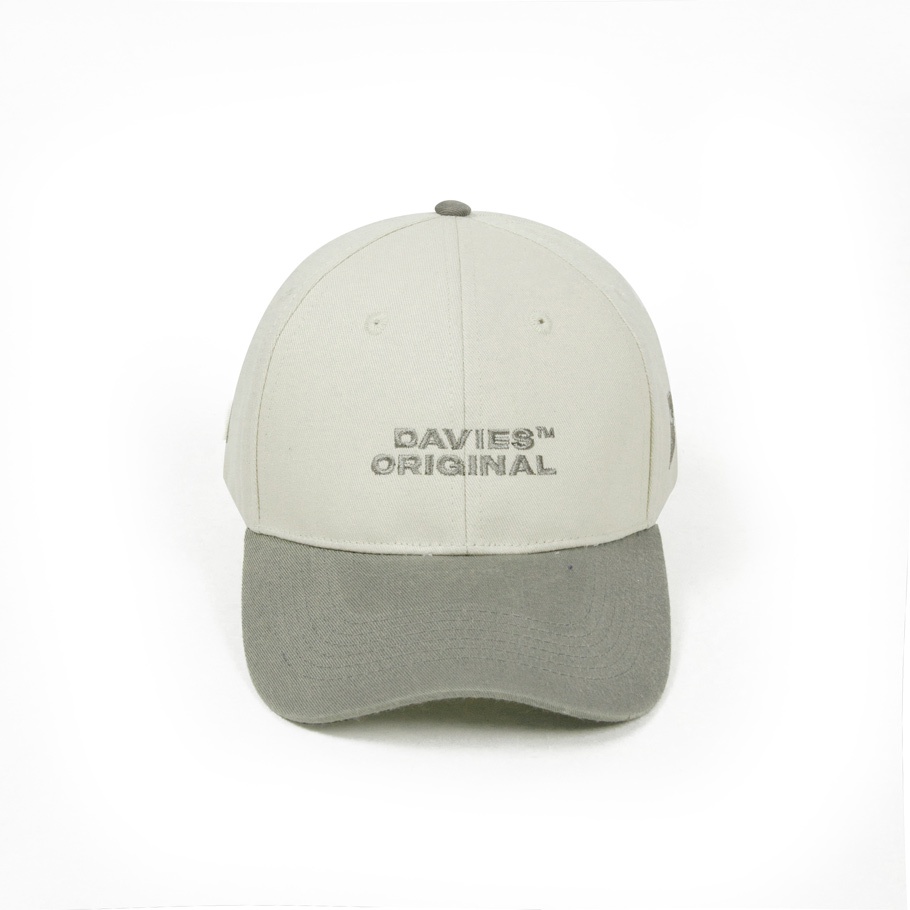 Mũ lưỡi trai nam nữ đẹp màu xám Two Color Baseball Cap local brand Davies | D-HAT07-X