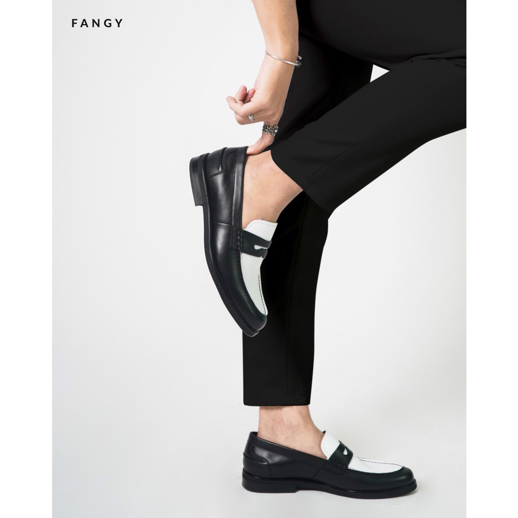 Giày tây FANGY - The Classic Loafer Black & White