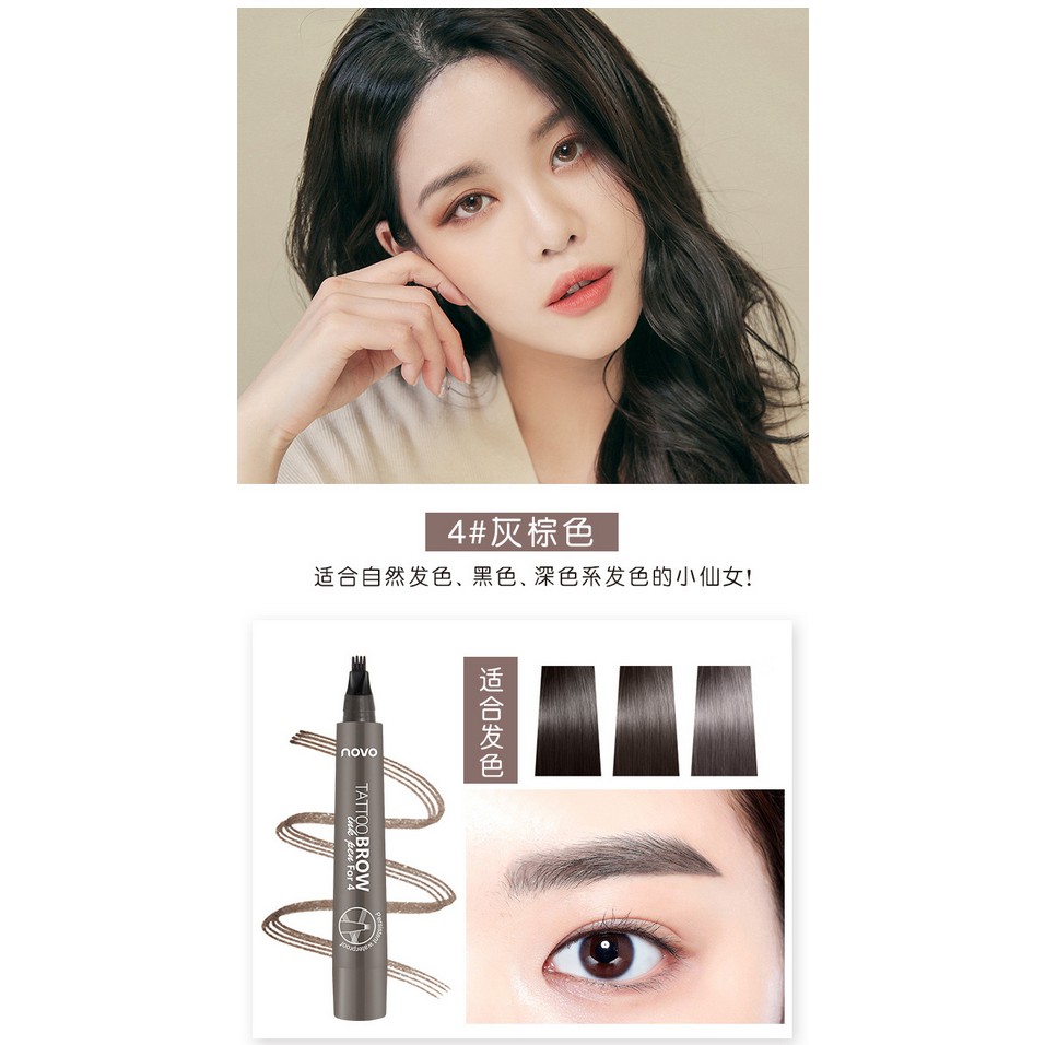 Chì kẻ mày NOVO sợi 4D chất lượng cao | BigBuy360 - bigbuy360.vn