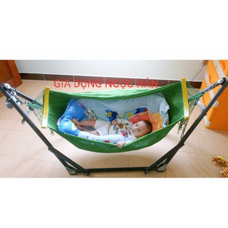 Võng lưới em bé 2 lớp siêu dày{ chỉ võng}