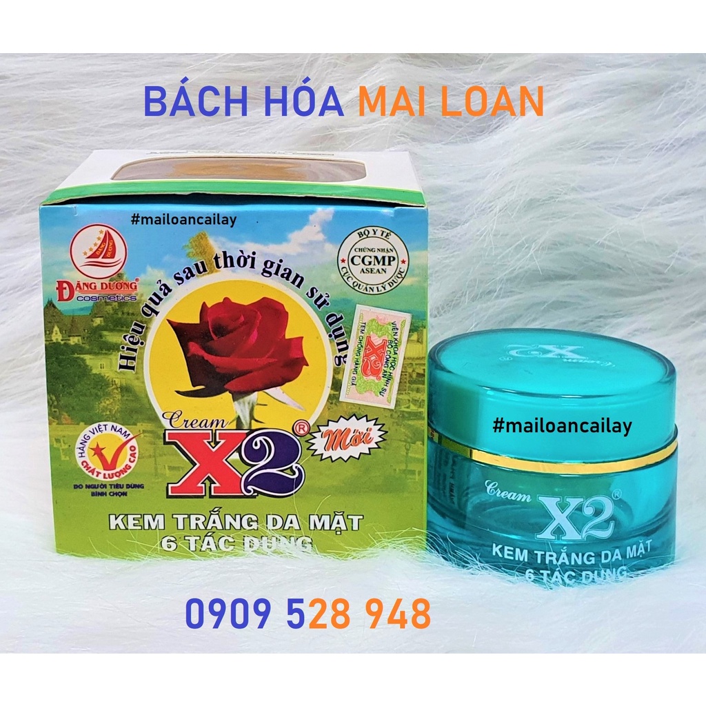 Kem X2 trắng da mặt 6 tác dụng 20g