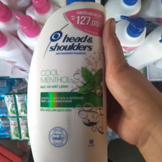 Dầu gội heat & shoulder hương bạc hà tươi mát