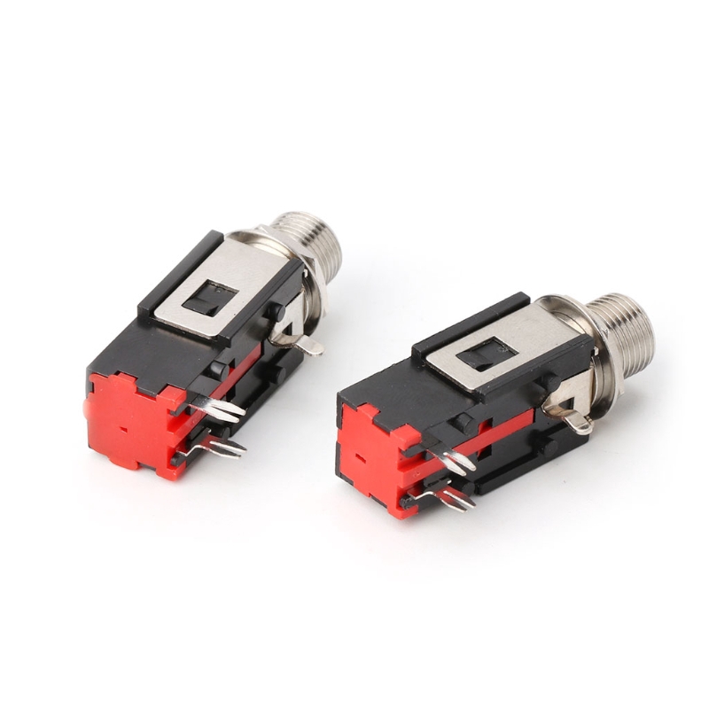 Bộ 5 jack cắm tai nghe 6.35mm 1/4 2Pin tiện dụng