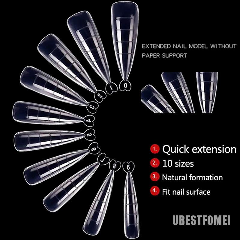 Set 100 Móng Tay Giả Che Phủ Toàn Diện Diy