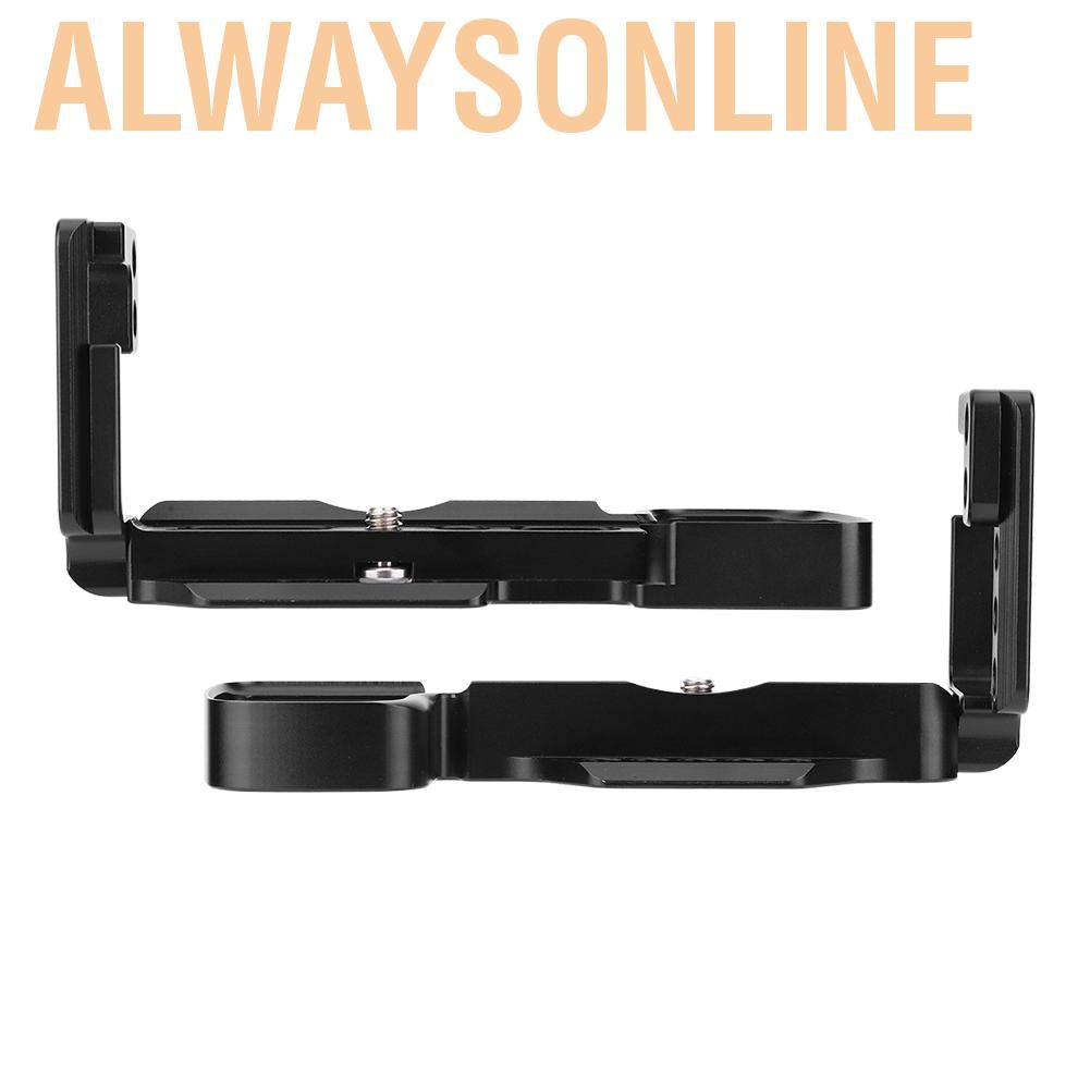 Alwaysonline L-shape Handle Multihole Aluminium Alloy Quick Release Plate for Sony A6000 Mirrorless Camera