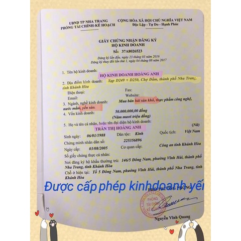 Yến sào nha trang CAM ĐOAN NGUYÊN CHẤT_100gr yến vụn 19 tổ tặng thố