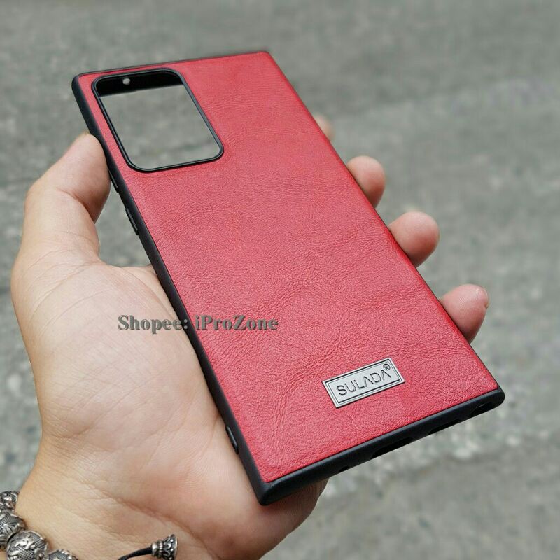 Ốp lưng Sulada da cho Samsung Galaxy Note 20/ Note 20 Ultra, 5G viền