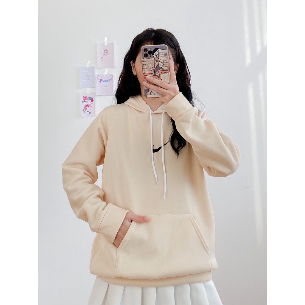 [HÀNG CÓ SẴN] Áo hoddie nữ May Boutique áo hoodie oversize mũ thêu AHZ21H_110.002 | BigBuy360 - bigbuy360.vn