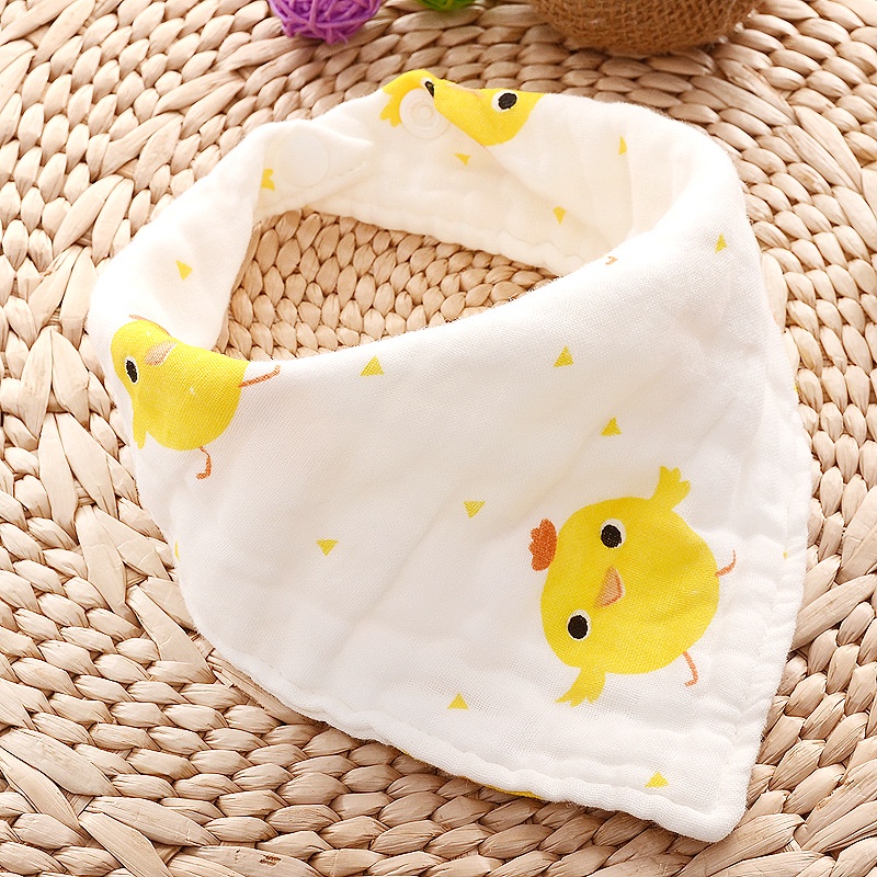 Yếm Tam Giác Cho Bé Dày Dặn, Chất Xô Cotton Mềm Mại, Thấm Hút Tốt Kiến Baby Store