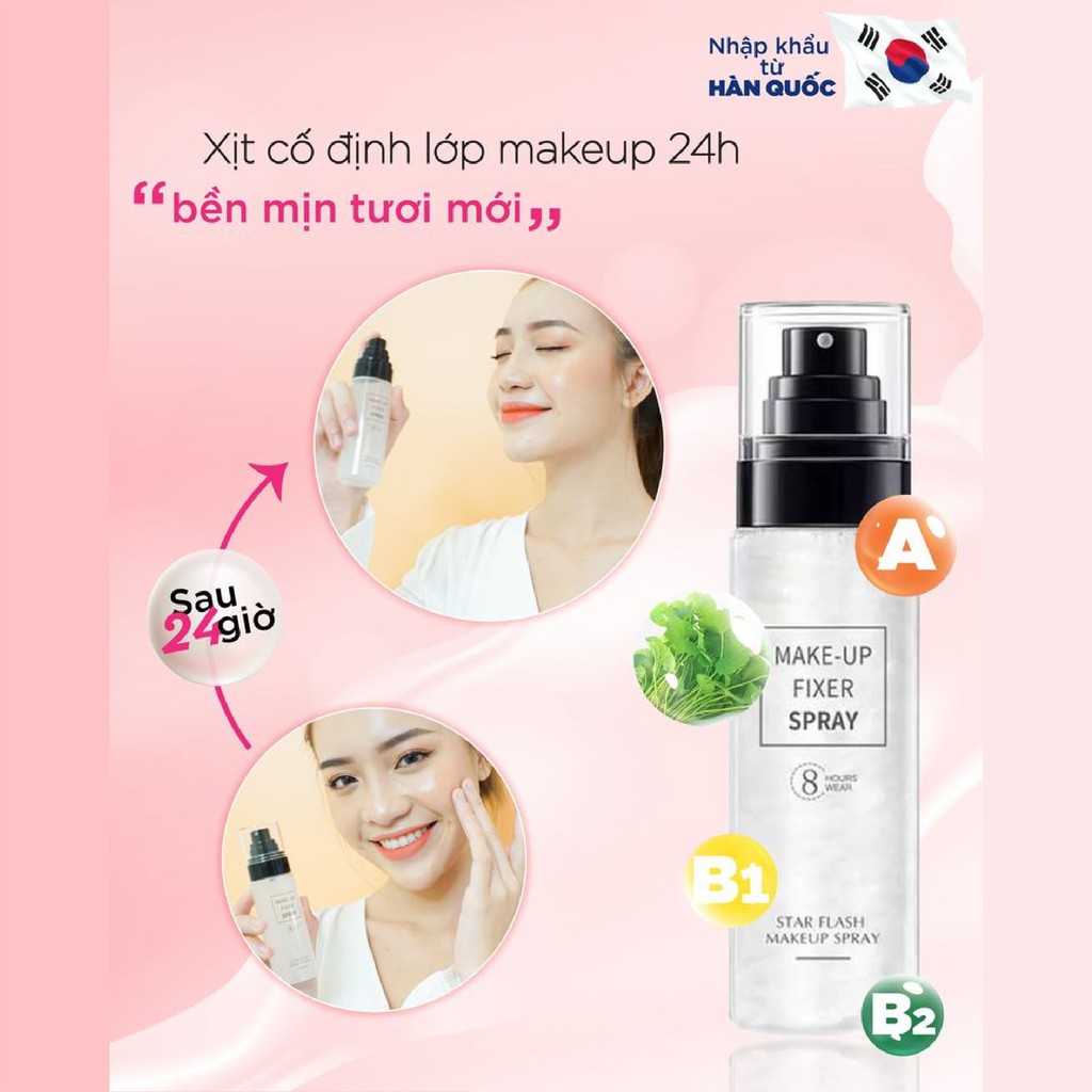 [GIÁ CỰC SỐC]TẠM BIỆT LỚP MAKEUP CAKEY, LOANG LỔ, BÓNG DẦU VỚI XỊT MAKEUP FIXER SPRAY HÀN QUỐC-Gương Mặt Makeup Lâu Hơn | BigBuy360 - bigbuy360.vn