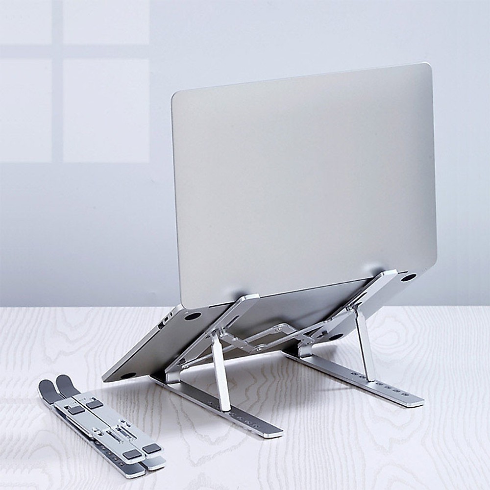 Giá đỡ laptop stand nhôm hỗ trợ tản nhiệt có thể gấp gọn chỉnh độ cao để laptop ipad macbook surface N3 D103 VinBuy