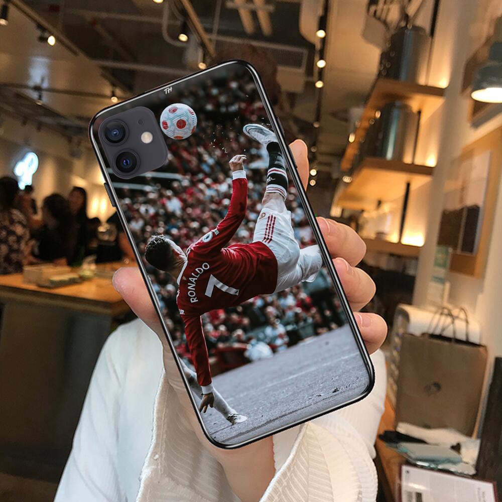 Ốp Điện Thoại Mềm In Hình Ronaldo Cho iPhone 5 5s SE 2016 6 6s 6Plus 6sPlus 7 8 7Plus 8Plus X XS XR XS Max