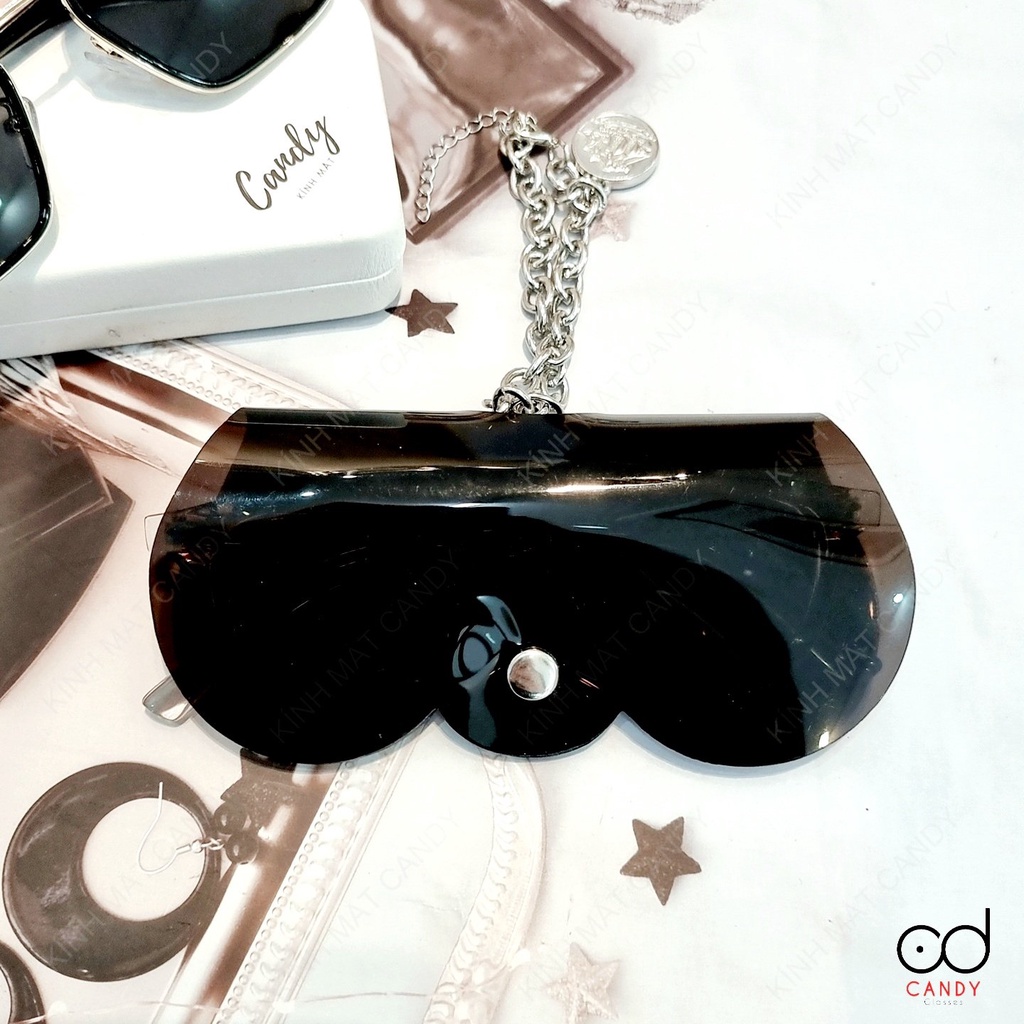 Bao đựng kính cao cấp có dây xích