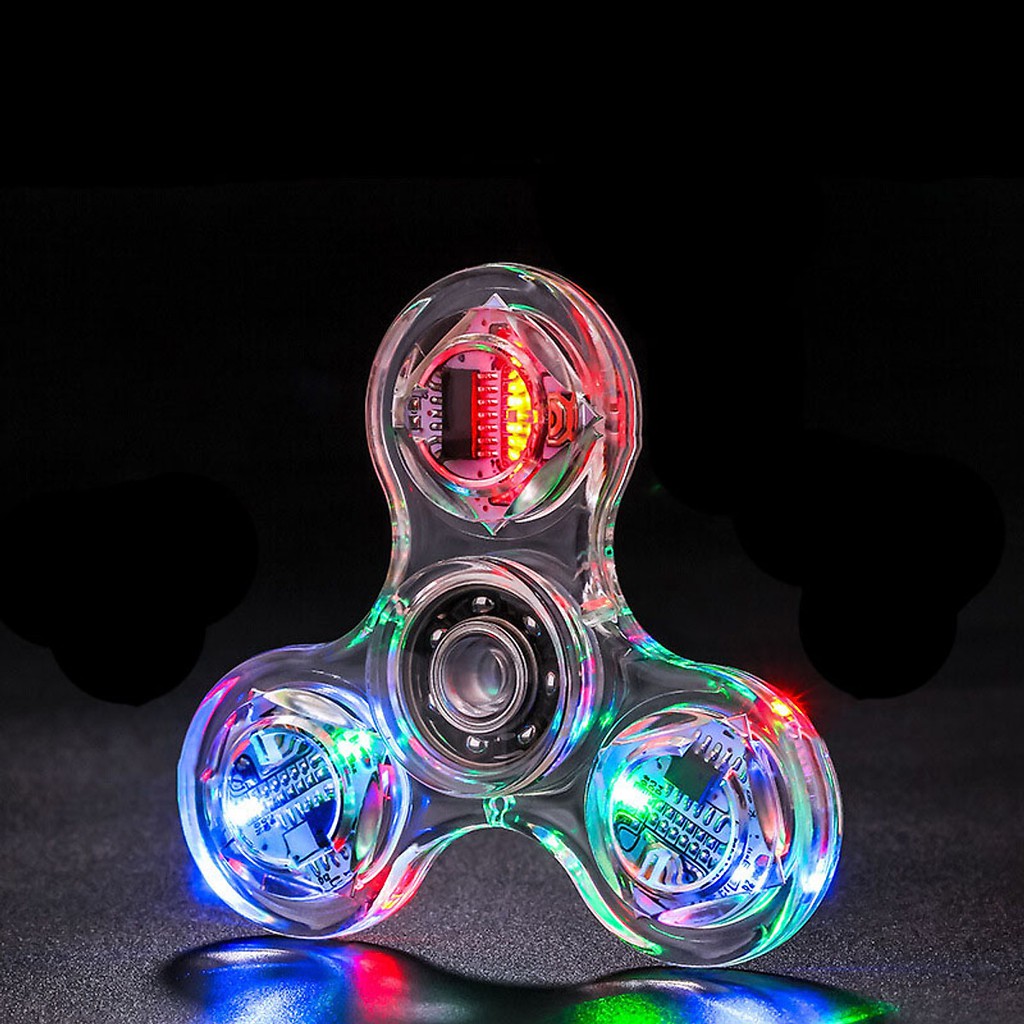 Con Quay Spinner Phát Sáng, Đồ Chơi Đèn Led Bằng Nhựa Độc Đáo, Đồ Chơi Giải Trí, Xả Stress Dành Cho Mọi Lứa Tuổi
