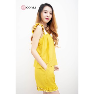 Đồ ngủ Bèo Cánh Vàng [Moonsa][Lụa]