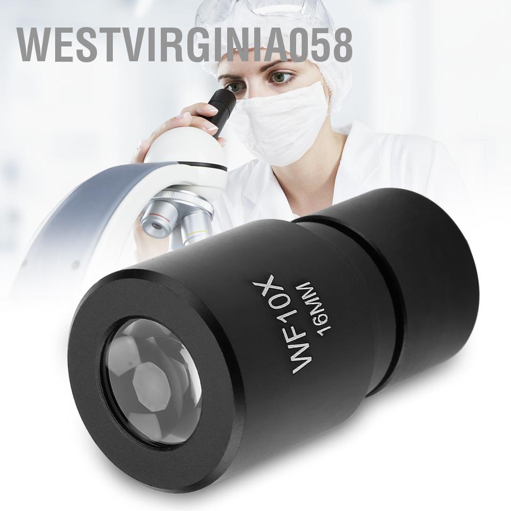 Westvirginia058 DM‑R001 WF10X 16mm Eyepiece for Biological Microscope Ocular Mounting 23.2mm