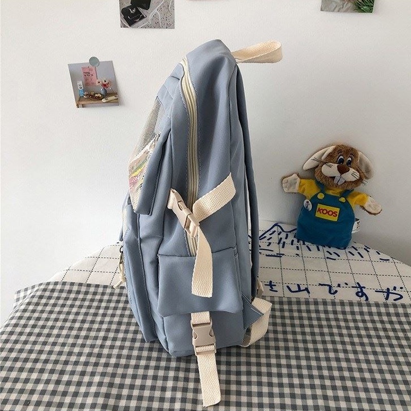 Balo nữ cá tính đẹp đi học thời trang cao cấp dễ thương tặng kèm gấu và sticker MOHANA TH233