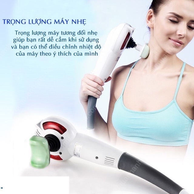 Máy Massage Cầm Tay MagicKing 7 Đầu - Đánh tan cơn nhức mỏi - Tạo cảm giác hưng phấn