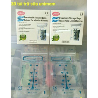 Hộp 30 túi trữ sữa unimom hàn quốc chính hãng - 210ml