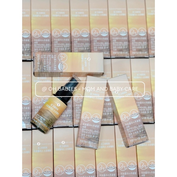 XỊT KEO ONG LOGNATUSuper Propolis Spray for Kids khoáng biển cho bé trên 1y [OH BABIES ]