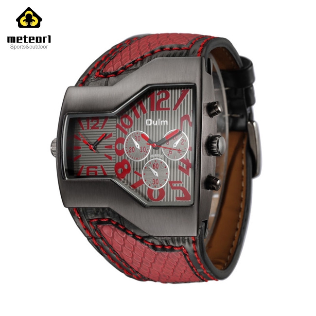 Men Business Quartz Watch Double Time Show Casual Sports Watches