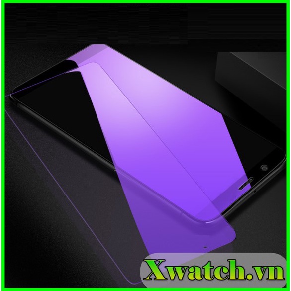 Cường lực Ánh Tím Chống Mỏi Mắt, Chống Tia UV Samsung A13 A23 A33 A03 core A03s A50 A70 A90 M23 M33 5g M02 A02 A20 A30