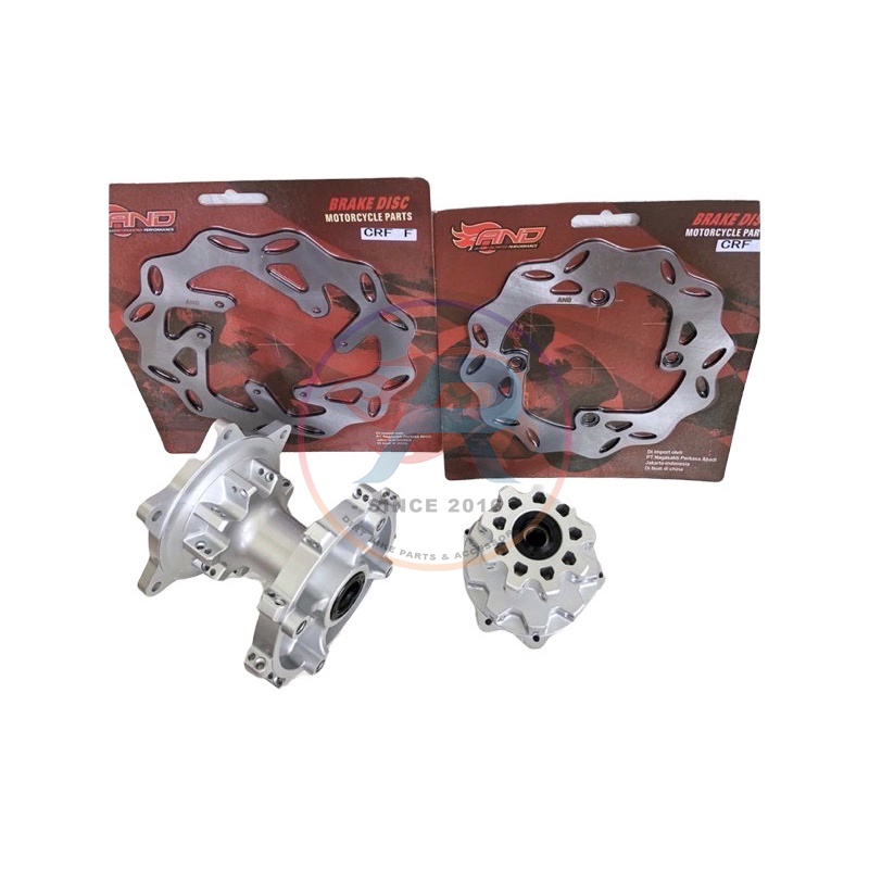 Combo Đùm trước sau + dĩa thắng xe cào cào honda CRF150L