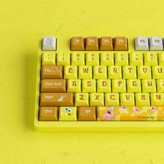 Tặng kèm bàn di trị giá 399k - Bàn phím AKKO 3098S SpongeBob (RGB / PBT Dye-subbed / JDA profile / AKKO CS switch)