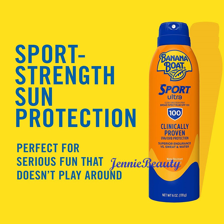 [New/Hàng USA] Xịt chống nắng Banana Boat Sport Sunscreen SPF100 (170g) _chuyên dùng cho thể thao hoạt động ngoài trời | BigBuy360 - bigbuy360.vn