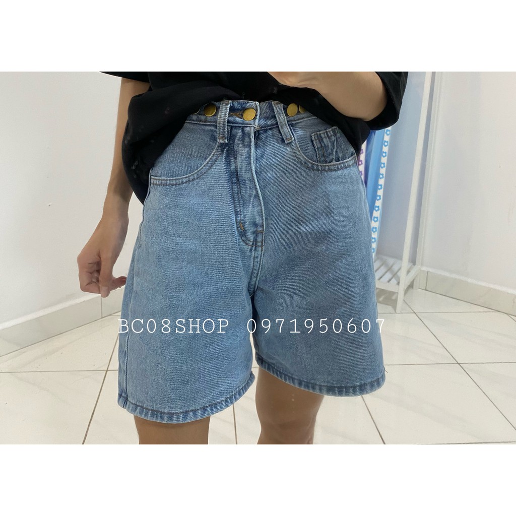 Quần SHORT JEAN NGỐ RỘNG Unisex phong cách ulzzang full size