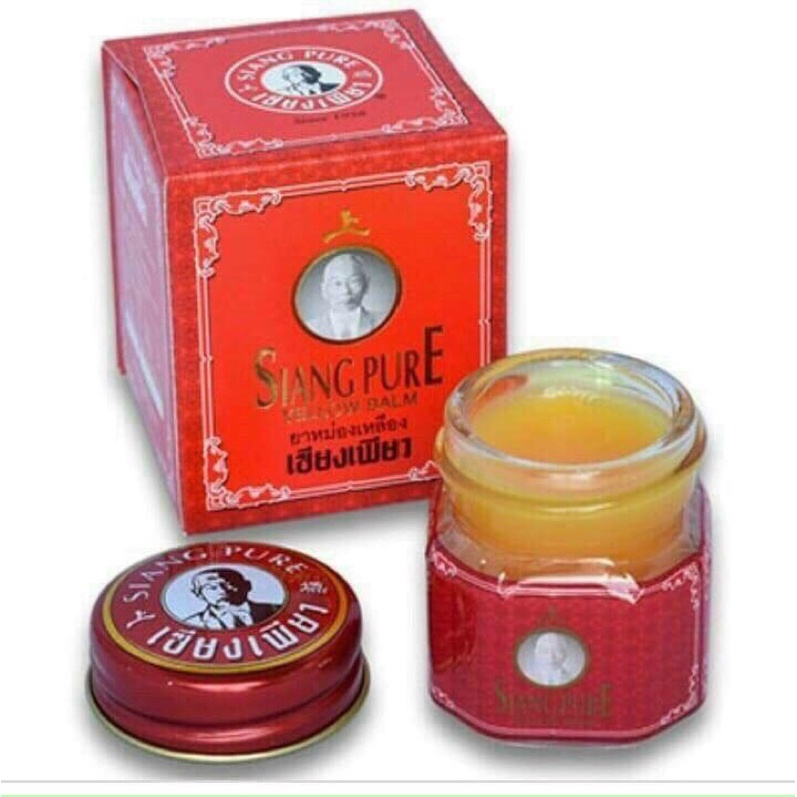 Dầu Cù Là Ông Già Đỏ Siang Pure Oil Balm 12gr Thái Lan Hàng Chuẩn