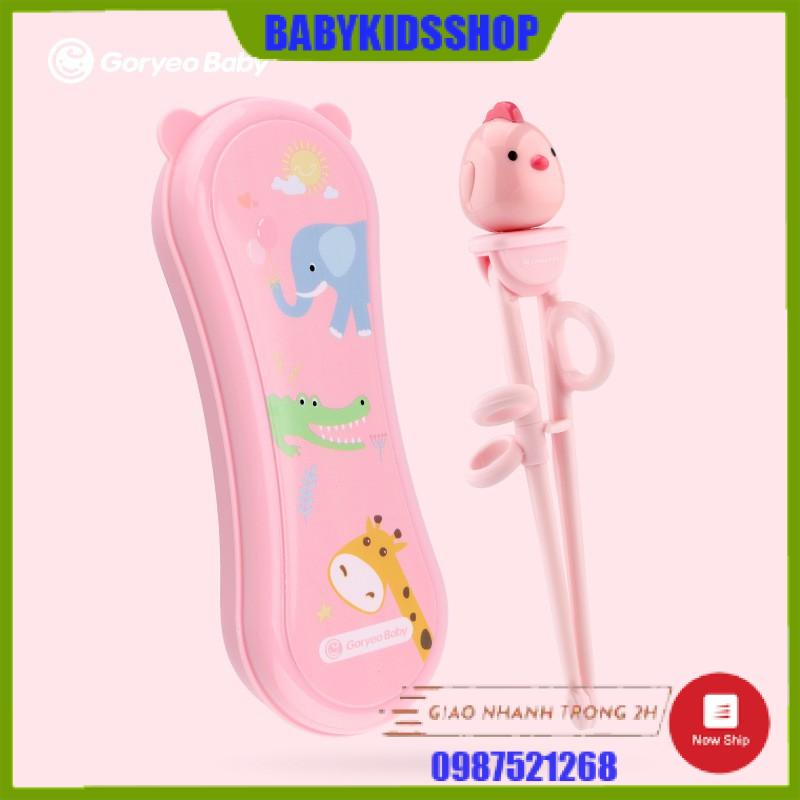 [HÀNG CÓ SẴN] Đũa tập ăn Goryeo Baby Hàn Quốc (có hộp đựng)