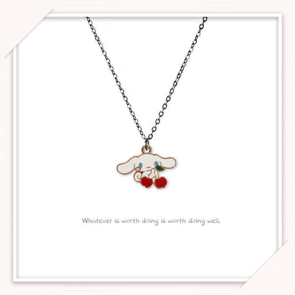 1 Vòng cổ Mặt Chú Chó Cinnamon Hoạt Hình Đáng Yêu Dành Cho Cặp Đôi