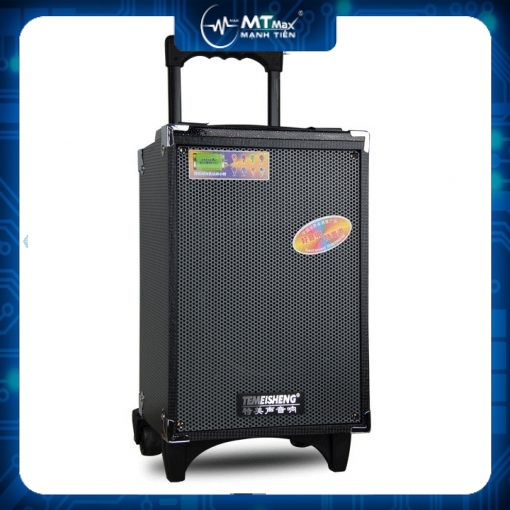 MT MAX Loa kéo Temeisheng A8-2T - Loa kéo di động bass 2 tấc - Tặng kèm 1 micro không dây - Công suất lên đến 250W - Đầy