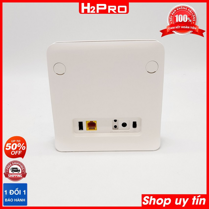 Bộ phát wifi 4G LTE CPE H2Pro 150Mbps hỗ trợ 32 USERS- có cổng LAN, bộ phát wifi 4g tốt nhất hiện nay