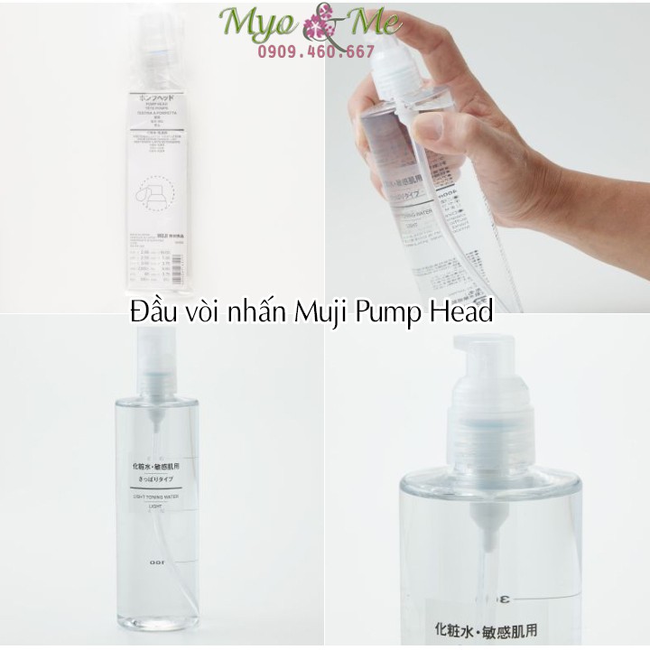 Đầu vòi nhấn Muji Pump Head Nhật Bản