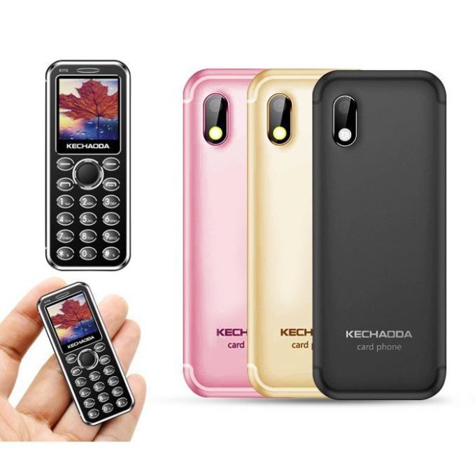 Điện thoại mini Kechaoda K115 kiêm tai nghe bluetooth nhỏ gọn 3 sóng siêu mỏng BH 12 tháng