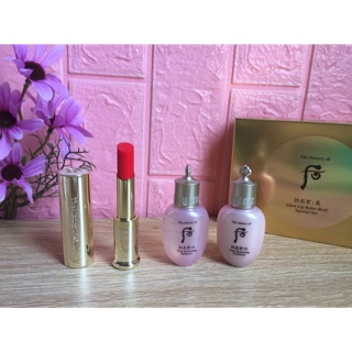 Set son dưỡng whoo màu đỏ cam