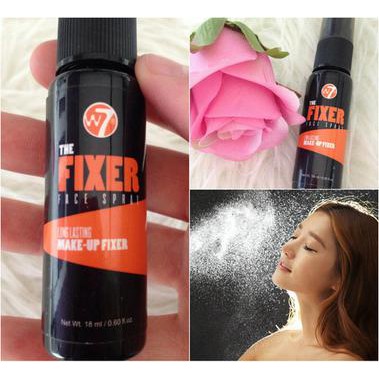 Xịt Khoáng Giữ lớp trang điểm W7 The Fixer Makeup Face Spray