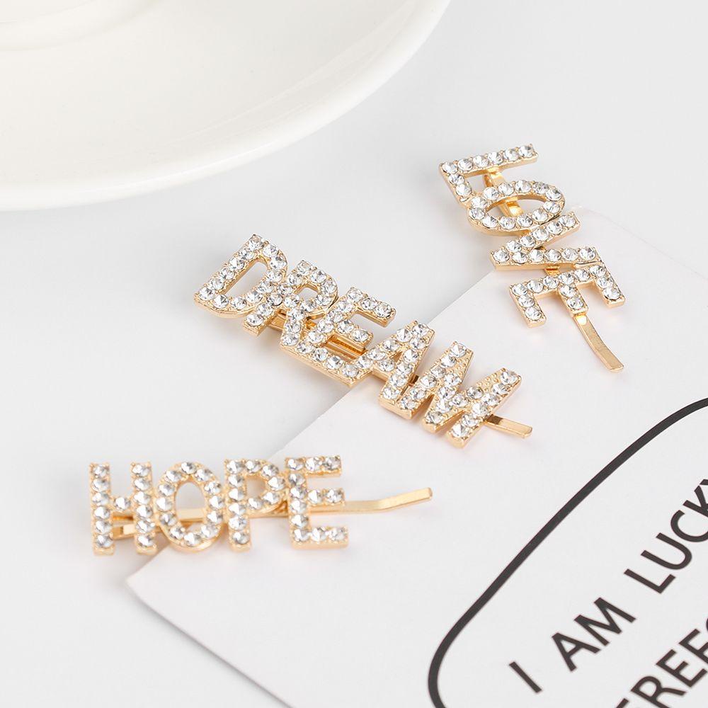Set 3 Kẹp Tóc Kim Loại Thời Trang Cho Nữ